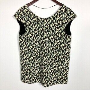 Zara Basic Top Shirt Blouse w/ a High Side Vent/Side Split